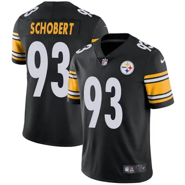 Nike Joe Schobert Youth Limited Pittsburgh Steelers Black Team Color Vapor Untouchable Jersey