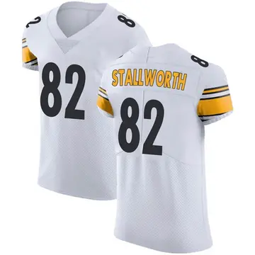 Nike John Stallworth Men's Elite Pittsburgh Steelers White Vapor Untouchable Jersey