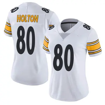 Nike Johnny Holton Women's Limited Pittsburgh Steelers White Vapor Untouchable Jersey
