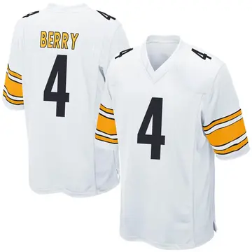 Nike Jordan Berry Men's Game Pittsburgh Steelers White Jersey