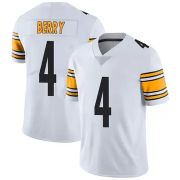 Nike Jordan Berry Men's Limited Pittsburgh Steelers White Vapor Untouchable Jersey