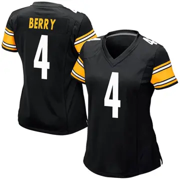 Nike Jordan Berry Women's Game Pittsburgh Steelers Black Team Color Jersey
