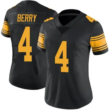 Nike Jordan Berry Women's Limited Pittsburgh Steelers Black Color Rush Jersey