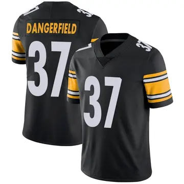 Nike Jordan Dangerfield Men's Limited Pittsburgh Steelers Black Team Color Vapor Untouchable Jersey