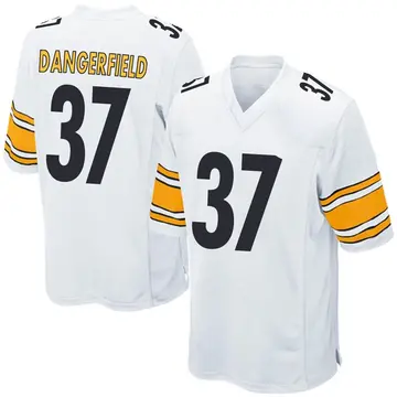 Nike Jordan Dangerfield Youth Game Pittsburgh Steelers White Jersey