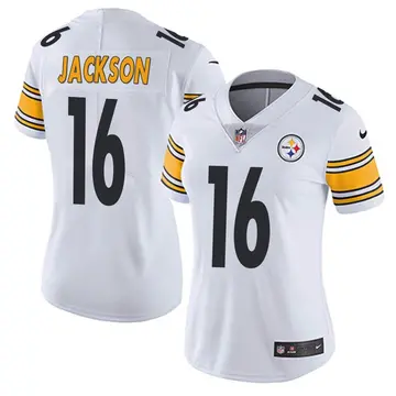 Nike Josh Jackson Women's Limited Pittsburgh Steelers White Vapor Untouchable Jersey