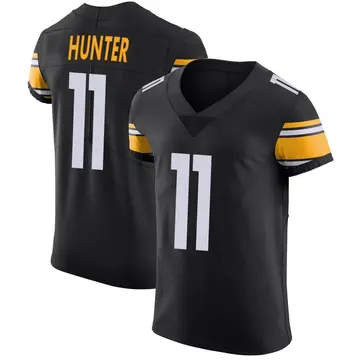 Nike Justin Hunter Men's Elite Pittsburgh Steelers Black Team Color Vapor Untouchable Jersey