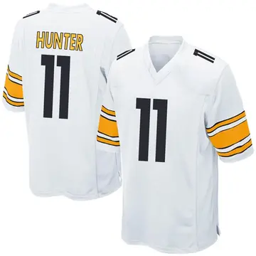 Nike Justin Hunter Men's Game Pittsburgh Steelers White Jersey