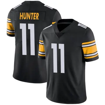 Nike Justin Hunter Men's Limited Pittsburgh Steelers Black Team Color Vapor Untouchable Jersey
