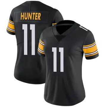 Nike Justin Hunter Women's Limited Pittsburgh Steelers Black Team Color Vapor Untouchable Jersey