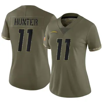 Nike Justin Hunter Women's Limited Pittsburgh Steelers Olive 2022 Salute To Service Jersey