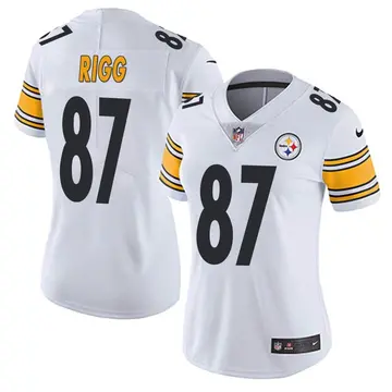 Nike Justin Rigg Women's Limited Pittsburgh Steelers White Vapor Untouchable Jersey
