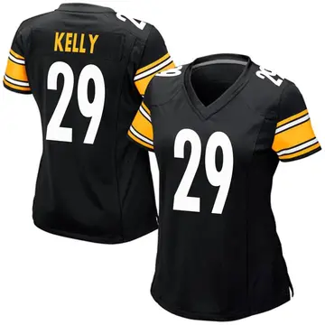 Nike Kam Kelly Women's Game Pittsburgh Steelers Black Team Color Jersey