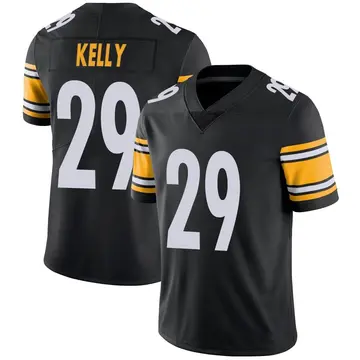 Nike Kam Kelly Youth Limited Pittsburgh Steelers Black Team Color Vapor Untouchable Jersey