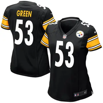 Nike Kendrick Green Women's Game Pittsburgh Steelers Black Team Color Jersey