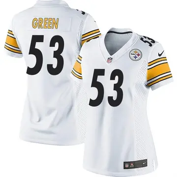 Nike Kendrick Green Women's Game Pittsburgh Steelers White Jersey