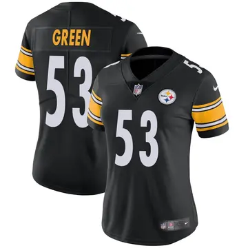 Nike Kendrick Green Women's Limited Pittsburgh Steelers Black Team Color Vapor Untouchable Jersey