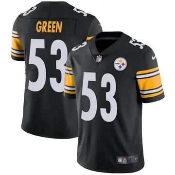 Nike Kendrick Green Youth Limited Pittsburgh Steelers Black Team Color Vapor Untouchable Jersey