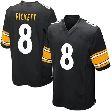 Nike Kenny Pickett Men's Game Pittsburgh Steelers Black Team Color Jersey