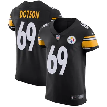 Nike Kevin Dotson Men's Elite Pittsburgh Steelers Black Team Color Vapor Untouchable Jersey