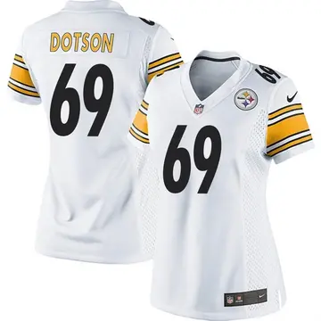 Nike Kevin Dotson Women's Game Pittsburgh Steelers White Jersey