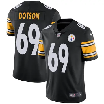 Nike Kevin Dotson Youth Limited Pittsburgh Steelers Black Team Color Vapor Untouchable Jersey