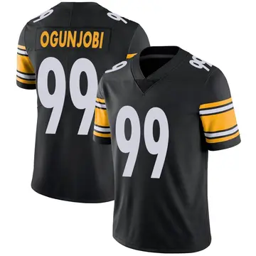 Nike Larry Ogunjobi Men's Limited Pittsburgh Steelers Black Team Color Vapor Untouchable Jersey