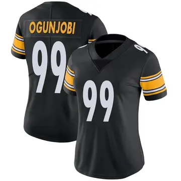 Nike Larry Ogunjobi Women's Limited Pittsburgh Steelers Black Team Color Vapor Untouchable Jersey