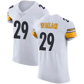 Nike Levi Wallace Men's Elite Pittsburgh Steelers White Vapor Untouchable Jersey