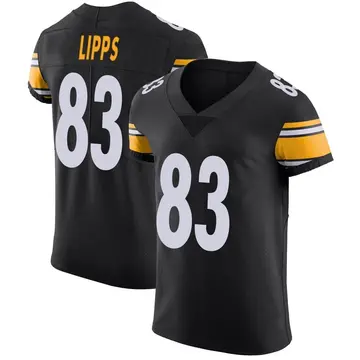 Nike Louis Lipps Men's Elite Pittsburgh Steelers Black Team Color Vapor Untouchable Jersey
