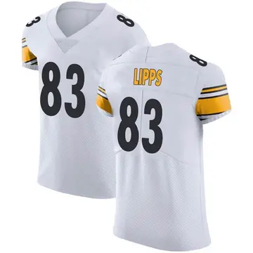 Nike Louis Lipps Men's Elite Pittsburgh Steelers White Vapor Untouchable Jersey