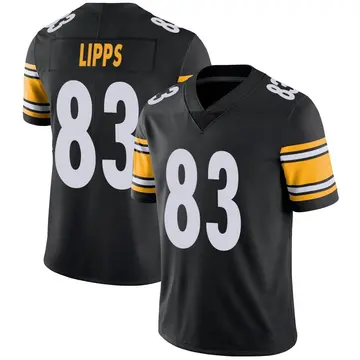 Nike Louis Lipps Men's Limited Pittsburgh Steelers Black Team Color Vapor Untouchable Jersey