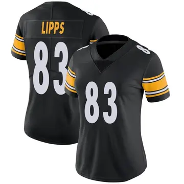 Nike Louis Lipps Women's Limited Pittsburgh Steelers Black Team Color Vapor Untouchable Jersey