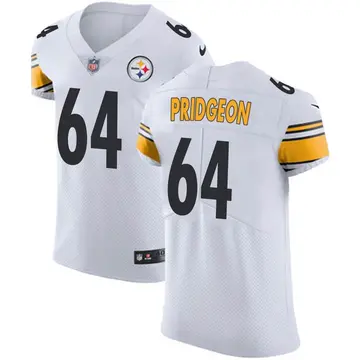 Nike Malcolm Pridgeon Men's Elite Pittsburgh Steelers White Vapor Untouchable Jersey