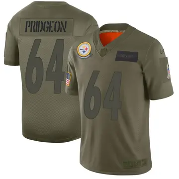 Nike Malcolm Pridgeon Youth Limited Pittsburgh Steelers Camo 2019 Salute to Service Jersey