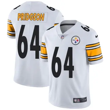 Nike Malcolm Pridgeon Youth Limited Pittsburgh Steelers White Vapor Untouchable Jersey