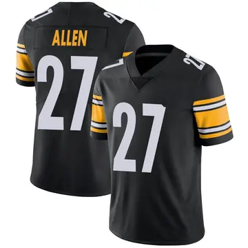 Nike Marcus Allen Men's Limited Pittsburgh Steelers Black Team Color Vapor Untouchable Jersey