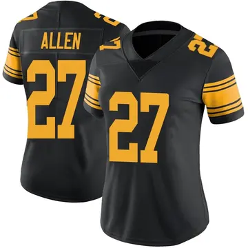 Nike Marcus Allen Women's Limited Pittsburgh Steelers Black Color Rush Jersey