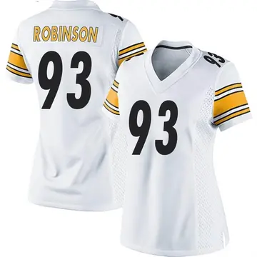 Nike Mark Robinson Women's Game Pittsburgh Steelers White Jersey