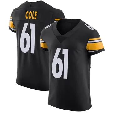 Nike Mason Cole Men's Elite Pittsburgh Steelers Black Team Color Vapor Untouchable Jersey