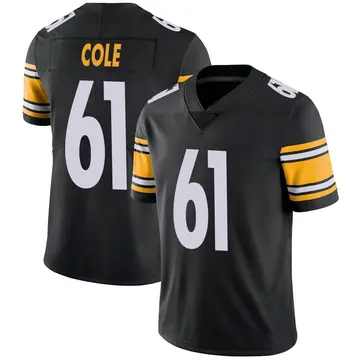 Nike Mason Cole Men's Limited Pittsburgh Steelers Black Team Color Vapor Untouchable Jersey