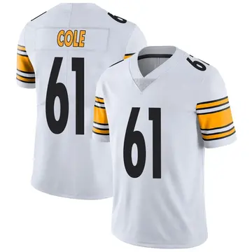Nike Mason Cole Men's Limited Pittsburgh Steelers White Vapor Untouchable Jersey