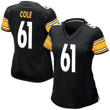 Nike Mason Cole Women's Game Pittsburgh Steelers Black Team Color Jersey
