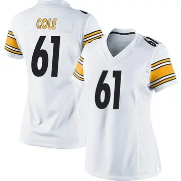 Nike Mason Cole Women's Game Pittsburgh Steelers White Jersey