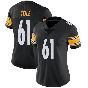 Nike Mason Cole Women's Limited Pittsburgh Steelers Black Team Color Vapor Untouchable Jersey