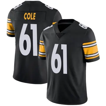 Nike Mason Cole Youth Limited Pittsburgh Steelers Black Team Color Vapor Untouchable Jersey