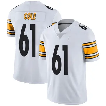Nike Mason Cole Youth Limited Pittsburgh Steelers White Vapor Untouchable Jersey