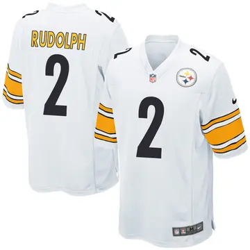 Nike Mason Rudolph Men's Game Pittsburgh Steelers White Jersey