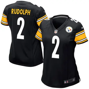Nike Mason Rudolph Women's Game Pittsburgh Steelers Black Team Color Jersey