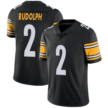 Nike Mason Rudolph Youth Limited Pittsburgh Steelers Black Team Color Vapor Untouchable Jersey